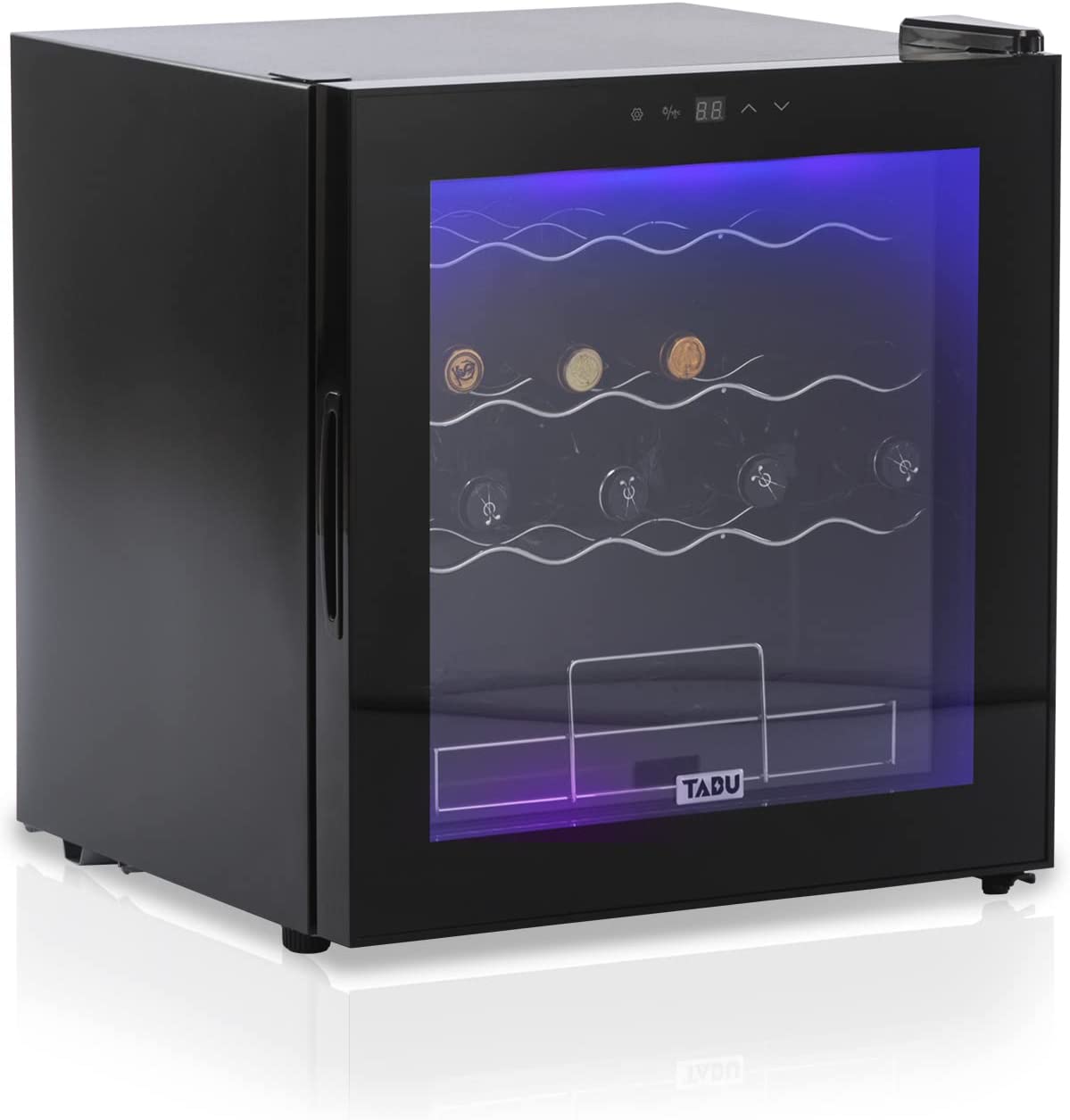 Whynter 20Bottle Thermoelectric Wine Cooler, Black