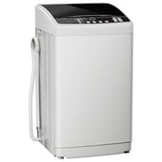 TABU 19lbs Portable Washing Machine,2.5 Cu.ft Full Automatic Washing Machine,Top Load,White