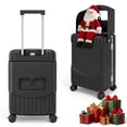 thumbnail image 1 of TABU 20" Ride on Luggage with Seat for Kids, Kids Luggage with Wheels & TSA Lock for Travel,Black, 1 of 10