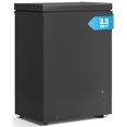 thumbnail image 1 of TABU 3.5 Cu ft Chest Freezer,Deep Freezer with Top Open Door and Removable Storage Basket, (Black), 1 of 6