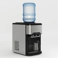 thumbnail image 1 of TABU 3 in 1 Water Dispenser with Ice Maker, 44 LBS/24H,Cold/Hot Temperature,Child Safety Lock,Black, 1 of 7