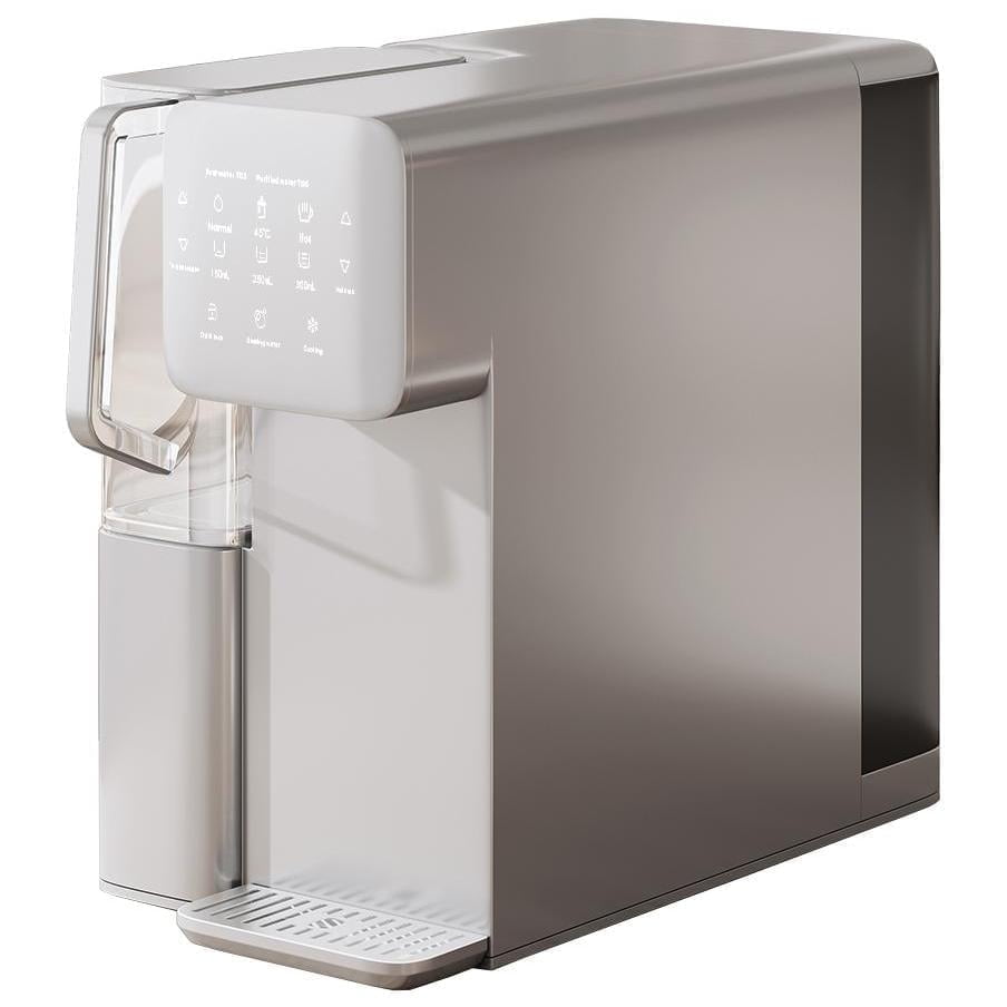 TABU 5-Stage Countertop Reverse Osmosis Water Filter System, Adjustable Temperature, Gray