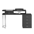 thumbnail image 1 of TABU 53'' Manicure Table,Nail Table for Nail Tech with Storage,Dust Collector,Wrist Pad,Black, 1 of 8
