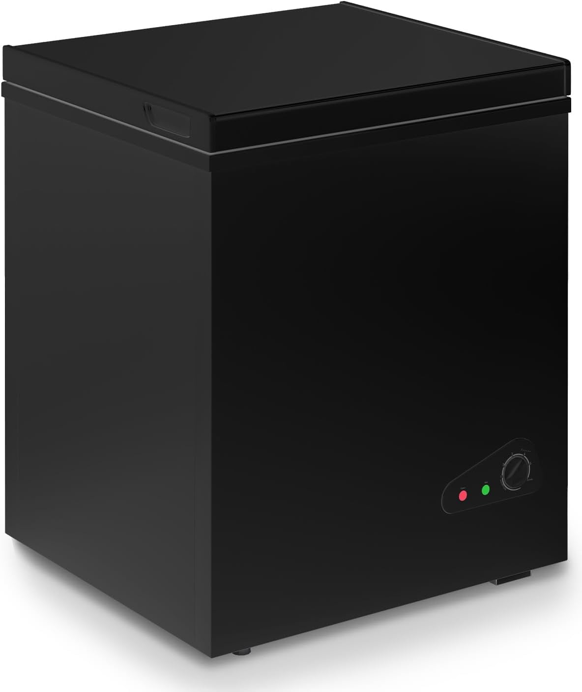 TABU Chest Freezer, 3.5 Cu ft Deep Freezer with Adjustable Temperature