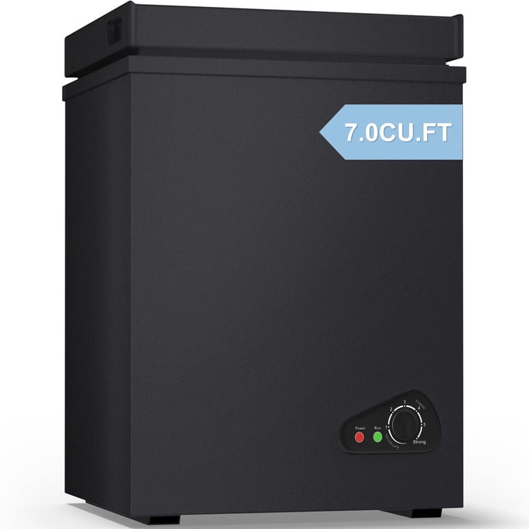 TABU, Chest Freezer, 7.0 Cu ft, Garage Ready Black - Walmart.com