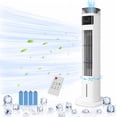 thumbnail image 1 of TABU Swamp Cooler, Tower Fan with Humidifier, Portable Air Conditioner Indoor with 24H Timer, Evaporative Air Cooler, Remote Control, Bedroom, Office, Home, 1 of 8