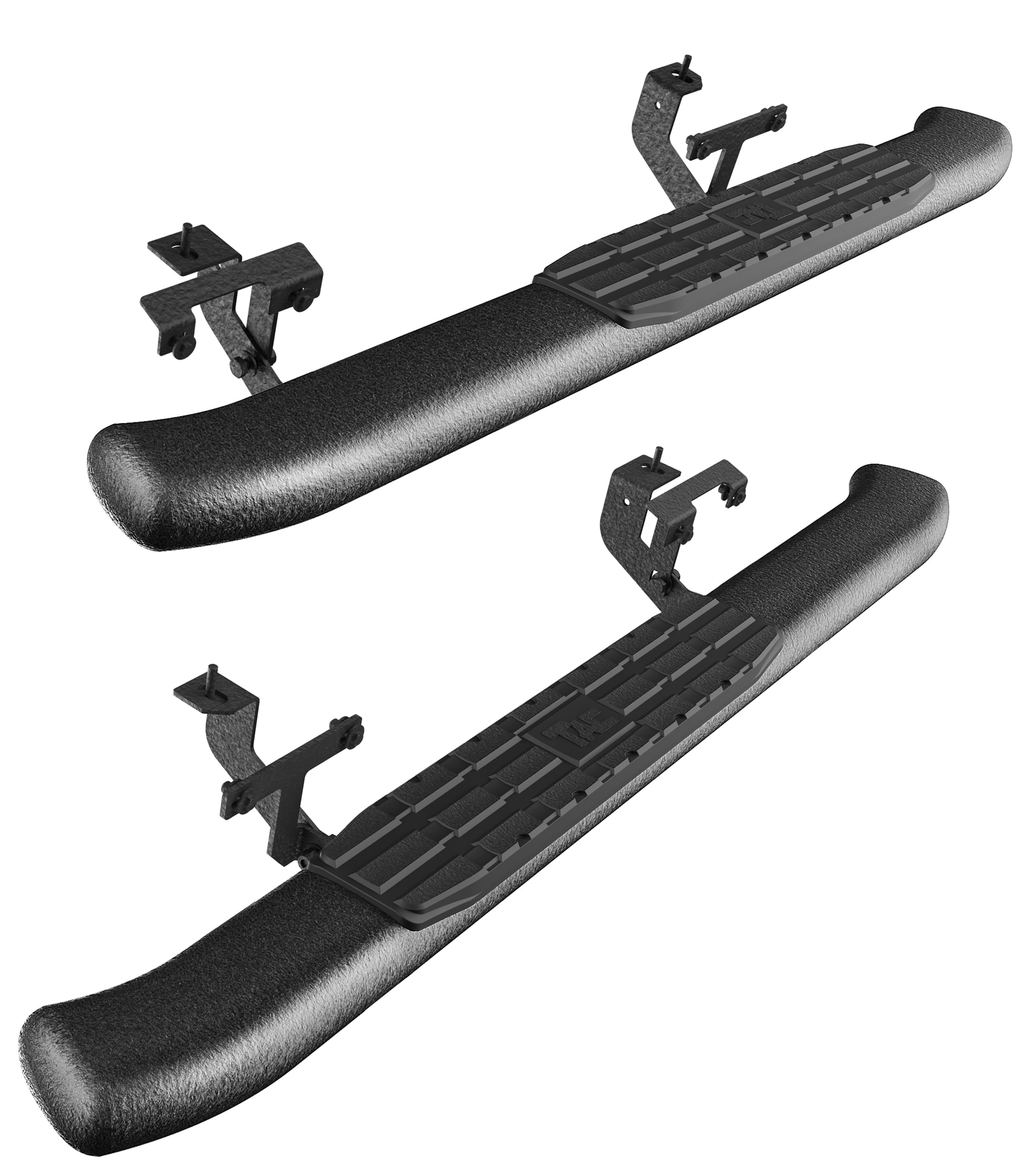 TAC 4.25" Side Steps Fit 2018-2025 Jeep Wrangler JL 2 Door SUV Nerf Bars Running Boards Rock Slider Off Road Exterior Accesories Texture Black 2pcs