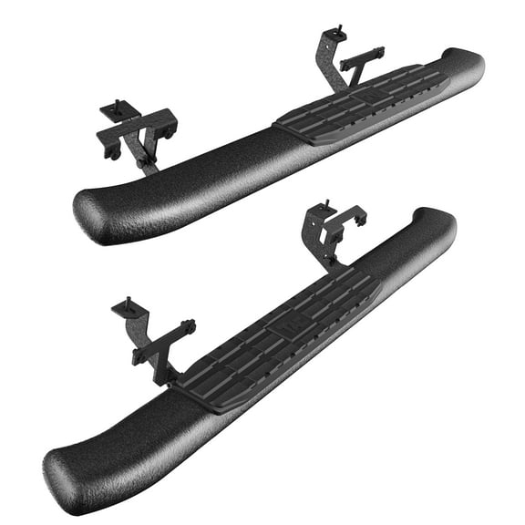 TAC 4.25" Side Steps Fit 2018-2025 Jeep Wrangler JL 2 Door SUV Nerf Bars Running Boards Rock Slider Off Road Exterior Accesories Texture Black 2pcs