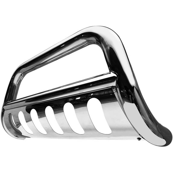 TAC Bull Bar Fit 07-18 Chevy Silverado 1500/GMC Sierra 1500, 07-20 Suburban 1500/Tahoe/Yukon/Yukon XL / 2007-2014 Cadillac Escalade 1500/ESV/EXT 3” S/S Front Brush Bumper Guard Grille Guard Off Road