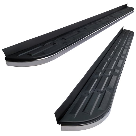 TAC Cobra Running Boards Compatible with 2007-2017 Chevy Traverse| 2007-2016 GMC Acadia| 2017 Acadia Limited(Exclude. Denali) | 2007-2009 Enclave Aluminum Black Off-Road SUV Exterior Accessories