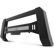 TAC Modular Bull Bar Fit 2019-2023 Ford Ranger Truck Pickup Fine Textured Black Compatible with LED Off-Road Lights Predator Mesh Version Patent No. US 10,315,599 B2