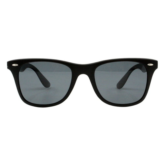 TAC Polarized Lens Sunglasses Flexible Matted Frame UV400 Unisex Black