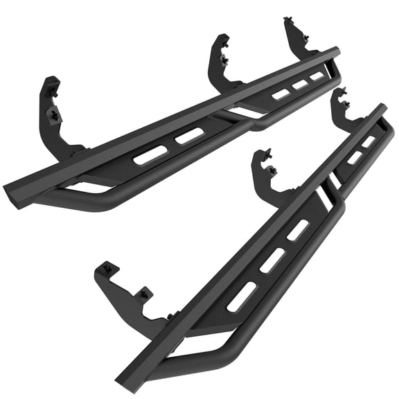 TAC Running Boards Compatible with 2019-2026 Ranger Supercrew Cab| Rocker Steps| Side Steps| Nerf Bars| Rocker Slider| Pickup Truck Exterior Accessories| Fine Texture Black (2pcs)
