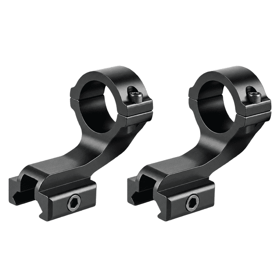 TACFUN 1 Inch Scope Rings High Profile Reversible Cantilever Mount, Picatinny Rail