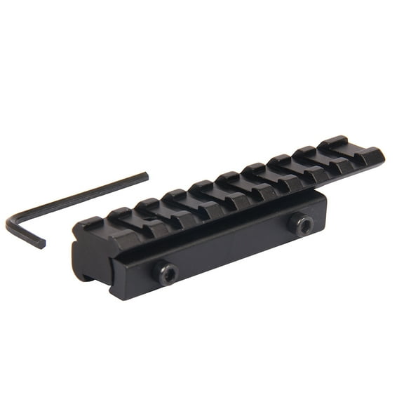 TACFUN Scope Adapter Rail Mount 22 Crossbow 3/8" Dovetail to 7/8" Weaver /w Stop Pin