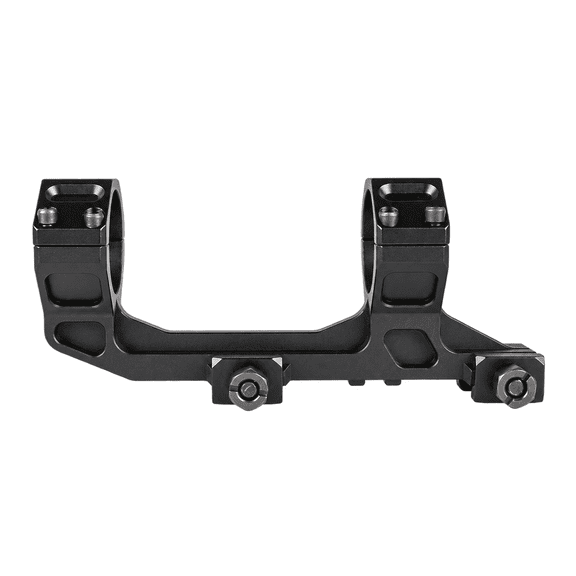 TACFUN Slim Offset Cantilever Scope Mount, 1 Inch/30mm, Black, With Inserts