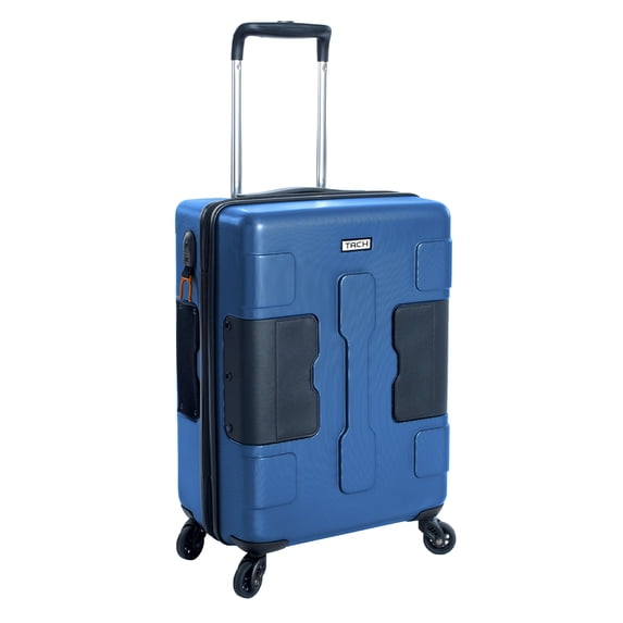 TACH V3.1 Connectable Hardside CarryOn Spin Travel Suitcase, Midnight Blue