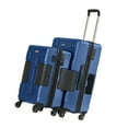 thumbnail image 1 of TACH V3 Connectable 2 Piece Hard Spinner Suitcase Luggage Set, Blue, 1 of 12