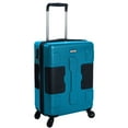 thumbnail image 1 of TACH V3 Connectable Hardside Carry On Spinner Travel Luggage Bag Suitcase, Blue, 1 of 12
