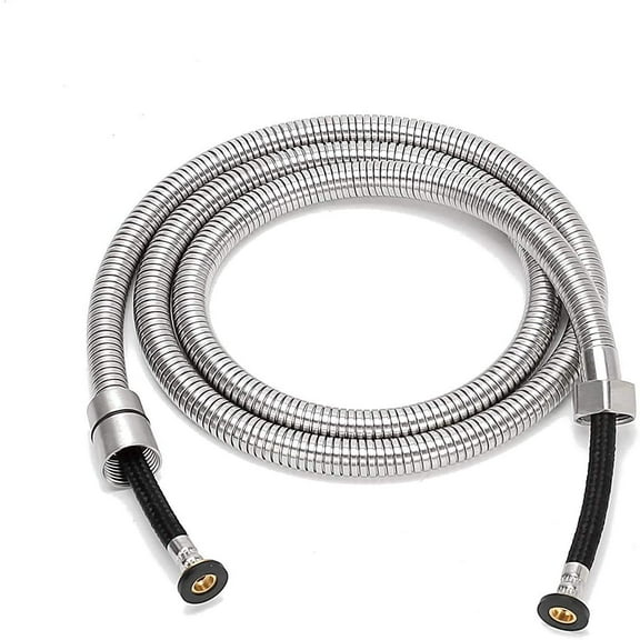 TACHI Flexible Metal Stainless Steel Muslim Diaper Sprayer Shower EPDM Hose/Hose Faucet for Bathroom Toilet Handheld Shower head Bidet Sprayer Extension & Replacement Part
