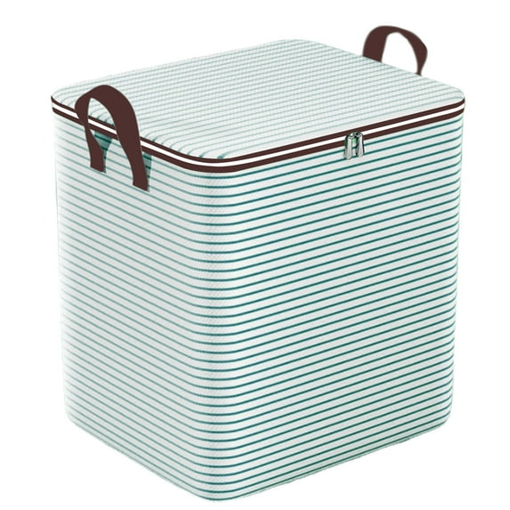 TACILIP 100L Large Storage Bags, 1 Pack Clothe Storage Bins Foldable Closet Organizer Storage Containers with Handles Thick Fabric Storage Bags for Clothing, Blanket, Pillows