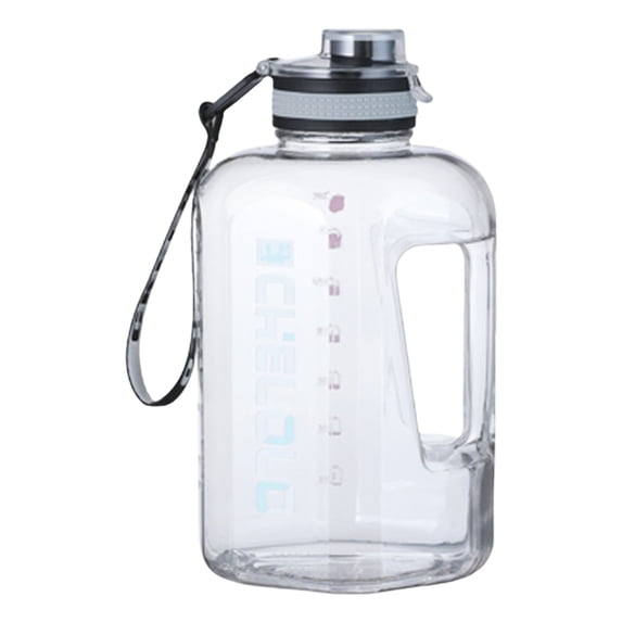 TACILIP 1600ML Large Capacity Plastic Waters Jug Big Belly Cup for Men and Women Sports Space Cup Portable Outdoor Tote Rope Tons Of Funny Bucket Water Bottle for Women, Christmas Gifts