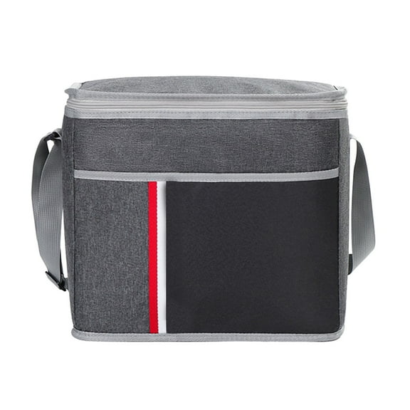 TACILIP 18L Bento Bags Picnic Insulated Ice Pack Portable Storage Waterproof Cloth+aluminum Film Lining Lunch Bag Camping Insulation Bag, School Supplies