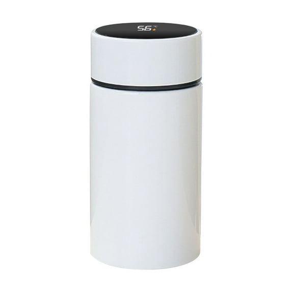 TACILIP 200ml Stainless Steel Insulated Cup Mini Pocket Cup Ins Style Smart Display Men's and Women's Cup Water Bottle, Gifts for Her