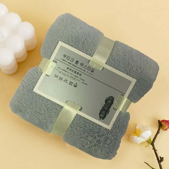 TACILIP 29.5x13.8in Velvet Towel, Absorbent Towel for Washing Face, Long Staple , Wedding Gift, Wedding Towel Towels for Bathroom, Housewarming Gifts