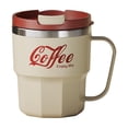 thumbnail image 1 of TACILIP 13.53oz Stainless Steel Insulated Coffee Mug with Handle Double Wall Vacuum Travel Tumbler Cup Leakproof Lid Yellow, 1 of 6