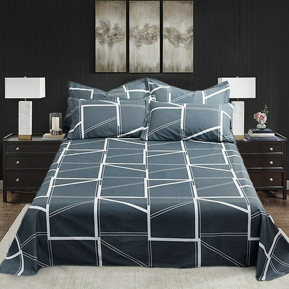 TACILIP 3PCS Bedding Sets All Season Bedding Sheet Comforters Sets with Pillows Cases 3 Pcs Bed Set Down Sheet Set Shrinkage and Fade Resistants Easy, Sheets Set