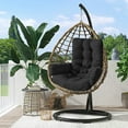 thumbnail image 1 of TACILIP Basket Cushion Thickened and Enlarged Cushion Swings Singles Sofa Cushion Household Hanging Chair Cloth Cushion Indoor and Outdoor Cradles Chair Cushion, Seat Cushion, 1 of 6