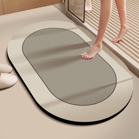 TACILIP Bath Rug- Super Absorbent Dry- Rubber Backing Nonslip -Washable Bathroom Floor Mats- Shower Rug for In Front Of Bathtub-Shower Room -16x24- Bathroom Rugs, Birthday Gifts