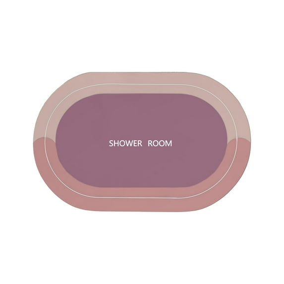 TACILIP Bath Rug Super Absorbent Quick Dry Non Slip Backing Washable Bathroom Floor Mats Shower Rugs for In Front Of Bathtub Shower Room 23.6x15.7in Bath Rugs, Gifts for Her