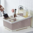 thumbnail image 1 of TACILIP Bathroom Caddy Organizer Cleaning Basket Basket Storage Organizer for Cottons Swabs Pads Floss Cosmetic Makeup Brushes Pen Office Storage & Organization, Gifts for Men, 1 of 6