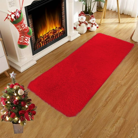 TACILIP Bathroom Rugs, Solid Color Bath Mats Bathroom Rugs Soft Comfortable Water Absorption Nonslip Thick Washable Easier To Dry Dark for Toilet Tub Shower Floor, Men Gifts