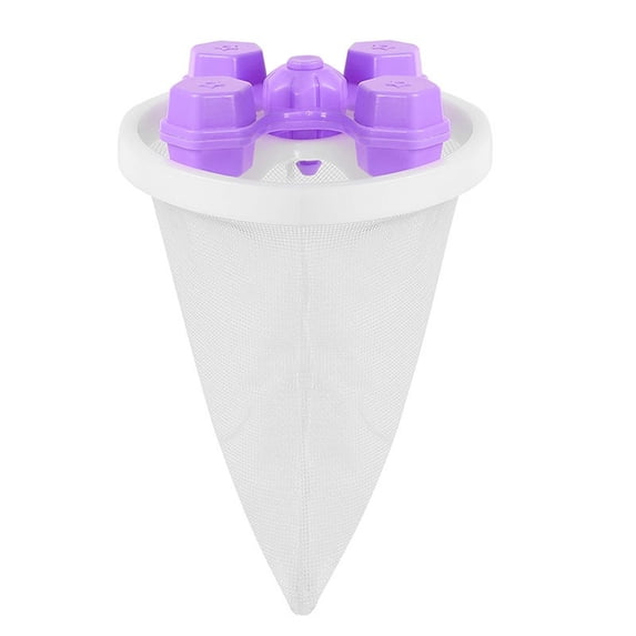 TACILIP Bathroom Supplies, 1PC Floating Washing Lint Catcher Reusable Floating Hair Filter Net Bag Laundry Lint Hair Remover Trap For Top Load Washer Dog Pet Hair Lint, Gifts for Family