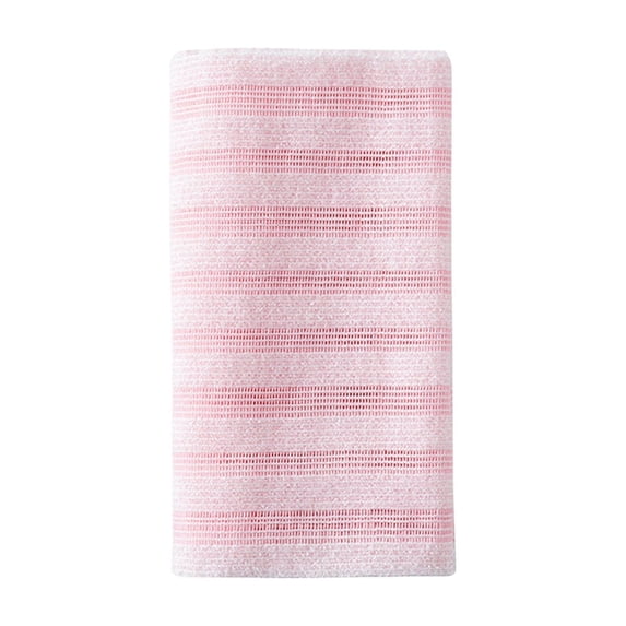 TACILIP Bathroom Supplies, Long Bath Towel Stripe Bath Towel Body Cleansing Bath Wipe Stretch Back Towel, Gifts for Family