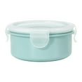 thumbnail image 1 of TACILIP Bento Boxes, Mini Elegant Refrigerator Brittle Small Lunch Box Kitchen Lunch Box Plastic Storage Box Rectangular Sealed Box, Gifts for Women, 1 of 4