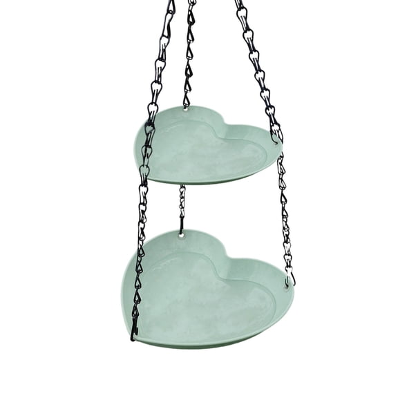 TACILIP Bird Feeders for Outdoors, Double-layer Bird Feeder Outdoor Suspended Bird Feeder Water Feeding Dualpurpose Bird Feeder Suspended, Gifts for Mom