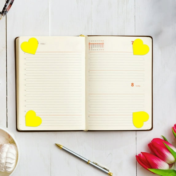 TACILIP Blank Love Stickers Self-adhesive Roll Heart-shaped Stickers 500 Labels/roll Valentines Day Decorations, Gifts for Women