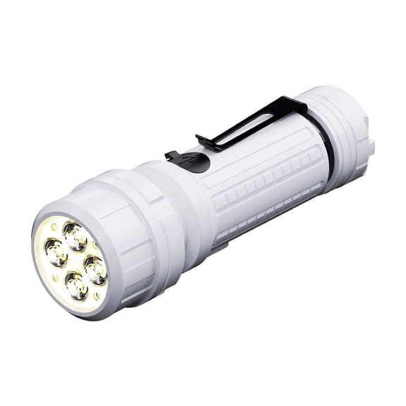 TACILIP Camping, Mini Plastic Flashlight with Dry Battery and LED White Light Portable Outdoor Flashlight Requires Self Provided Battery for Installation, Christmas Gifts