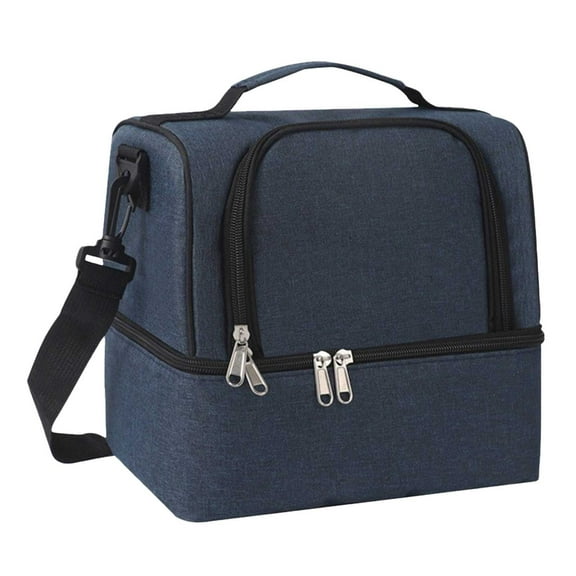 TACILIP Camping, Men's and Women's Double Layer Lunch Backpack - Leakproof Insulation Soft Large Lunch Preservation Backpack, Outdoor Sports Equipment Camping Accessories Travel