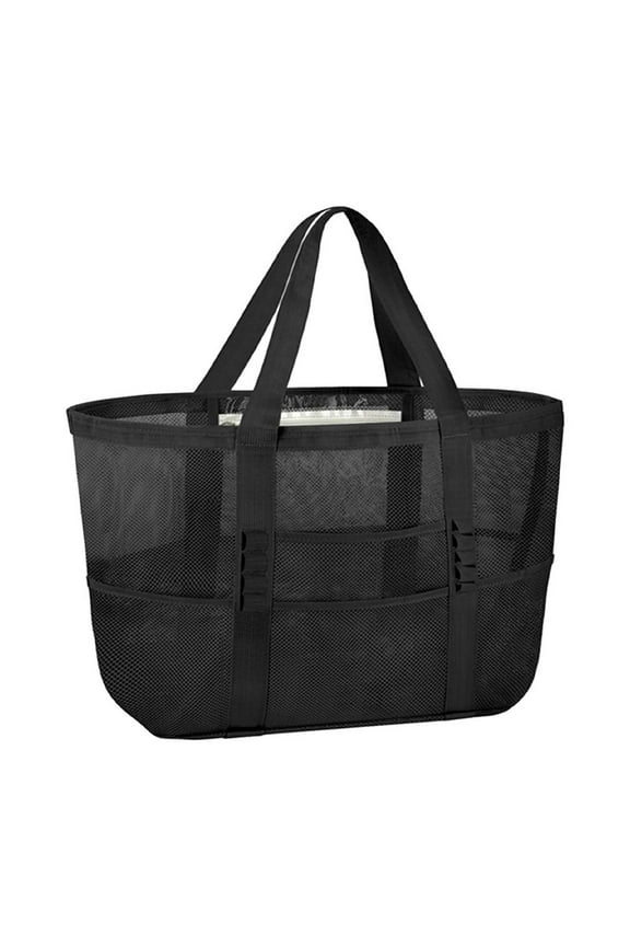 Camping Supplies, Women's Mesh Beach Bag Large Beach Tote Bag Women's Reusable Pool Bag Seaside Pool Beach Vacation Essential Thing Multifunctional, Gifts for Women