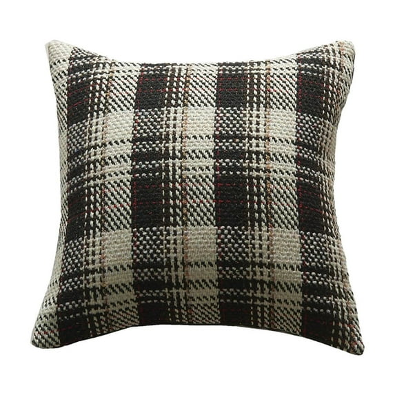 TACILIP Christmas Decor, Christmas Plaid Pillow Cover Home Fabric Fashion Cushion Cover, Gifts for Mom