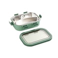 thumbnail image 1 of TACILIP Classroom Supplies, 1PCS Bento Box Lunch Box 3 Compartment Snack Containers Reusable Lunch Box Lunch Containers For Home Travel Work 850ml, Teacher Gifts, 1 of 6