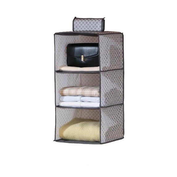 TACILIP Clothes Storage, Thickened Multi Layer Storage Hanging Bag Household Wardrobe Hanging Storage Box Foldable Dustfree Three Dimensional Hanging Bag, Gifts for Him, 1PC