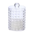 thumbnail image 1 of TACILIP Cotton Swabs Organizer Makeup Brushes Barrel Desktop With Lid Cosmetic Cotton Storage Stationery Organization and Storage, Gifts for Men, 1 of 6