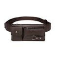thumbnail image 1 of TACILIP Crossbody Bags for Women, Men's Waist Bag Multi Pocket Mobile Phone Bag Crossbody Chest Bag Leather Business Waist Chest Bag, 1 of 6