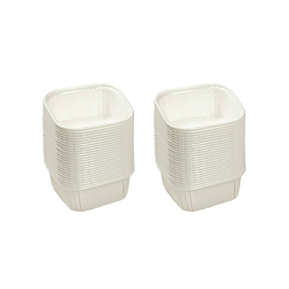 TACILIP Cupcake Cup Disposable Lidless Baking Paper Cake Box Packaging Box Special Baking Resistance Of 50 Sets Kitchen Utensils, Birthday Gifts
